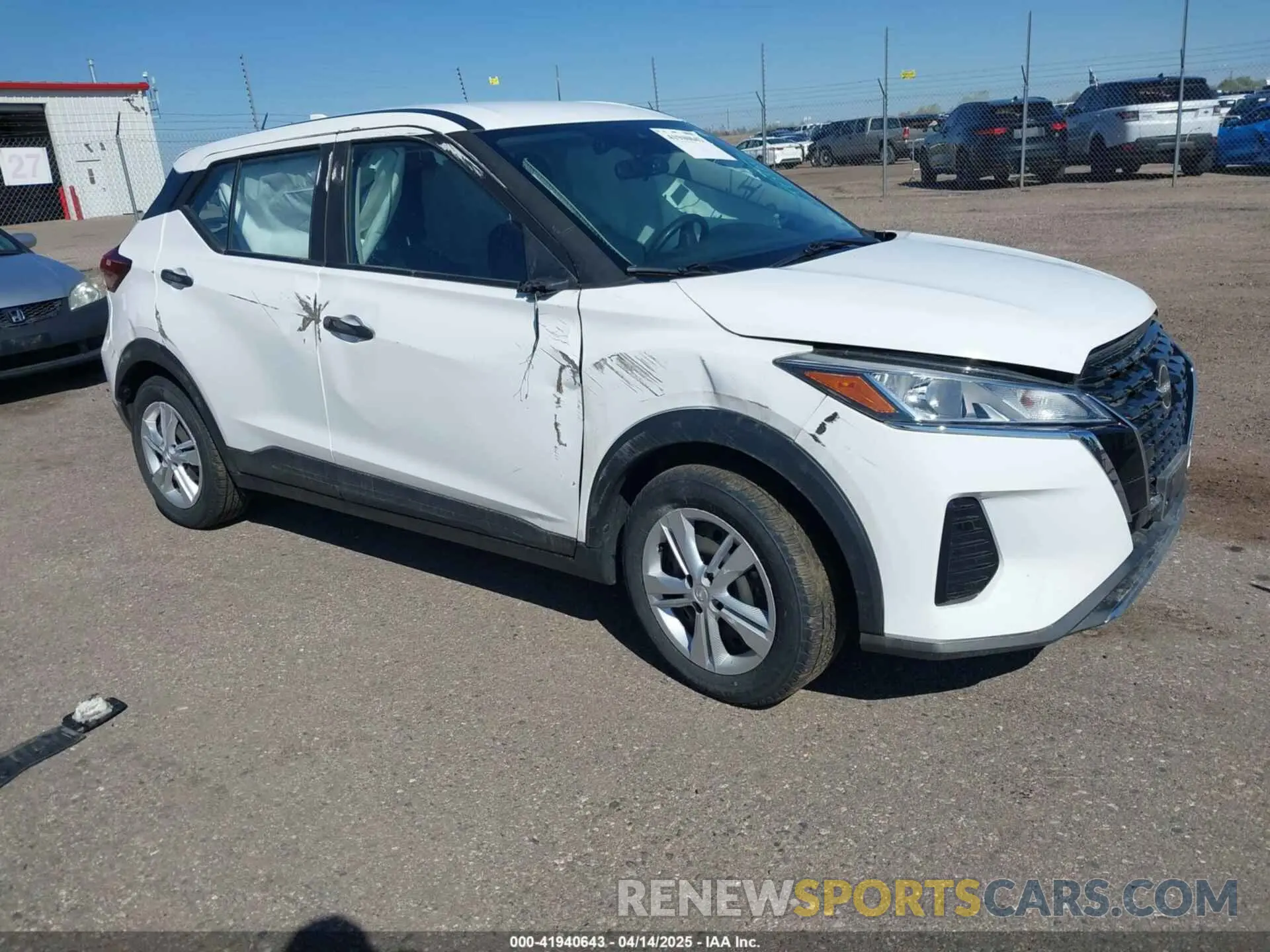 1 Photograph of a damaged car 3N1CP5BV0NL518752 NISSAN KICKS 2022