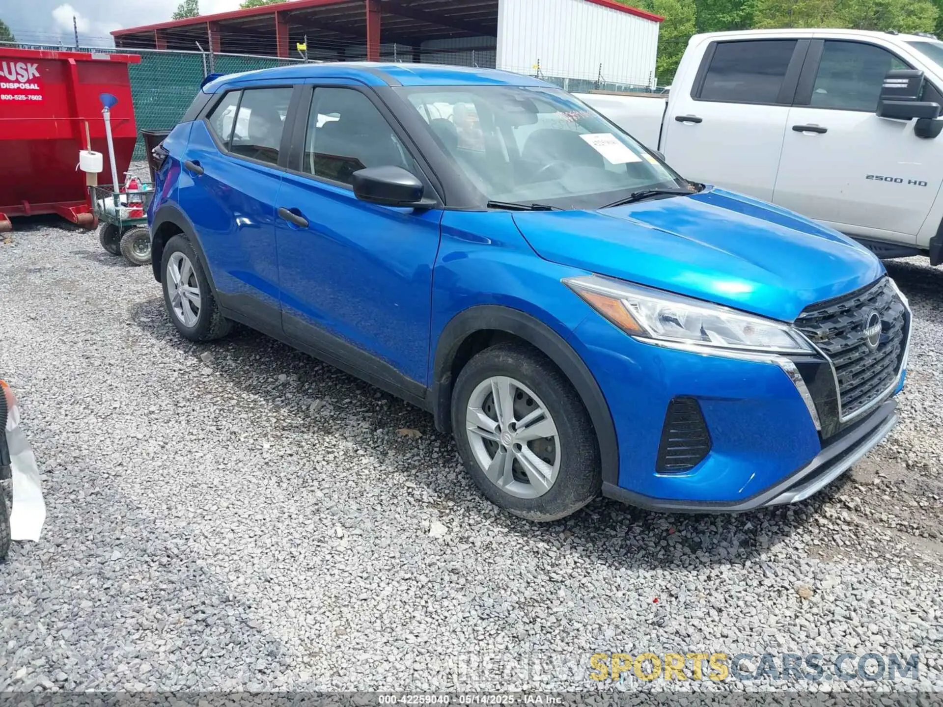 1 Photograph of a damaged car 3N1CP5BV1NL481274 NISSAN KICKS 2022