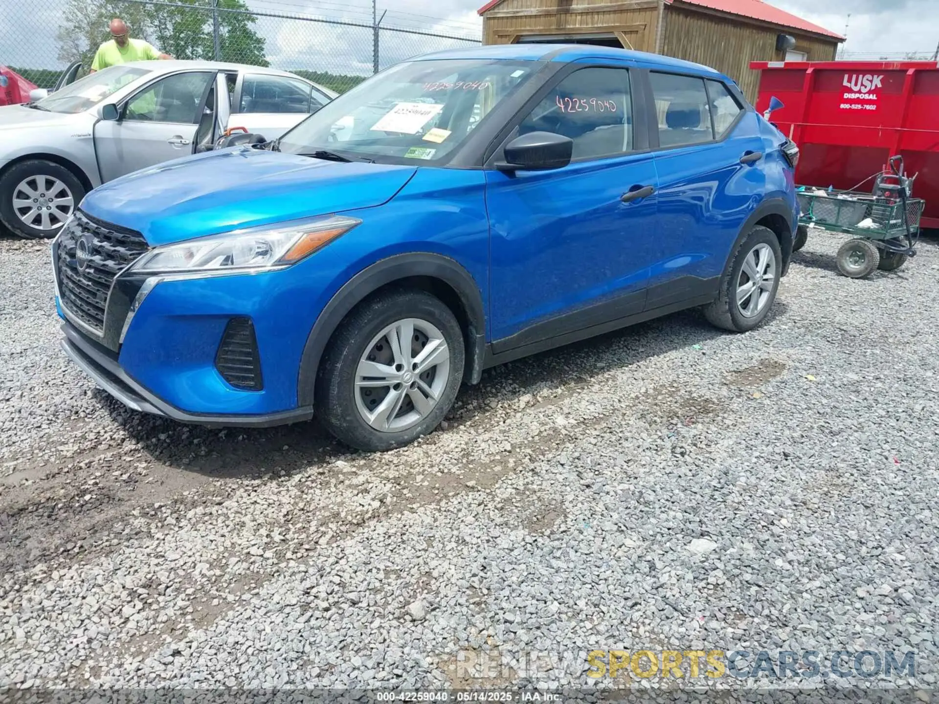 2 Photograph of a damaged car 3N1CP5BV1NL481274 NISSAN KICKS 2022