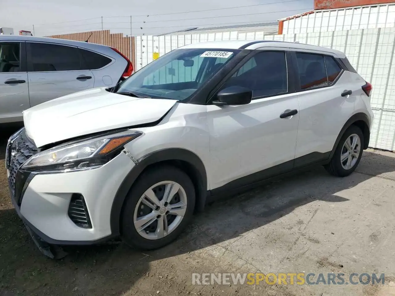 1 Photograph of a damaged car 3N1CP5BV8NL499805 NISSAN KICKS 2022