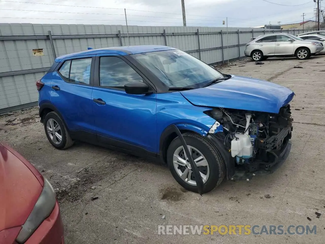 4 Photograph of a damaged car 3N1CP5BV8NL512844 NISSAN KICKS 2022
