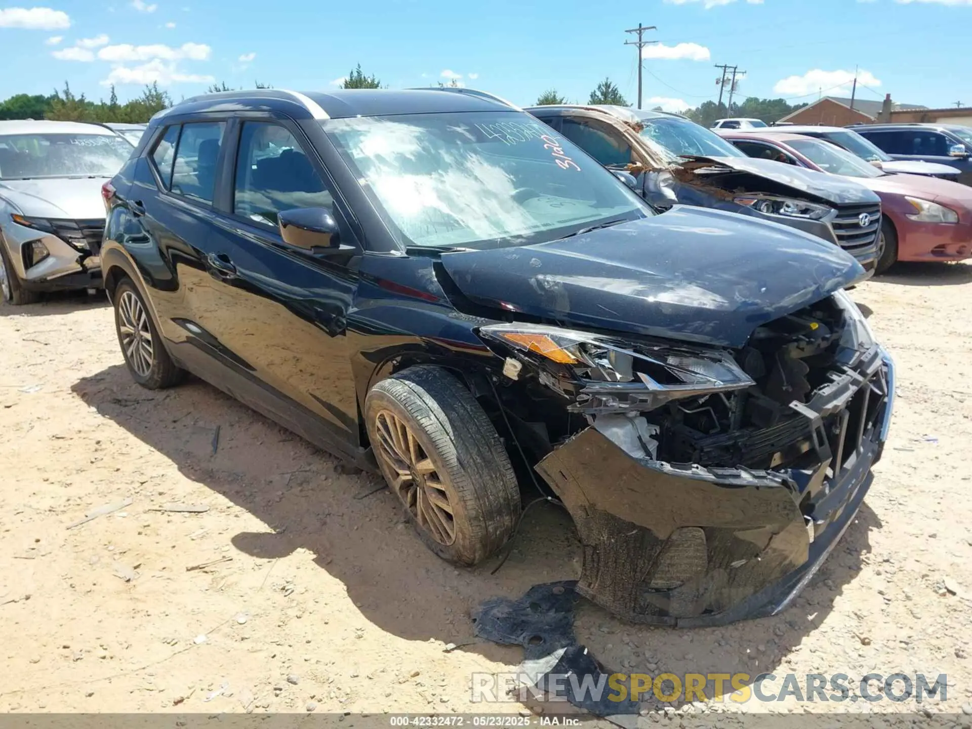 1 Photograph of a damaged car 3N1CP5CV1NL523120 NISSAN KICKS 2022