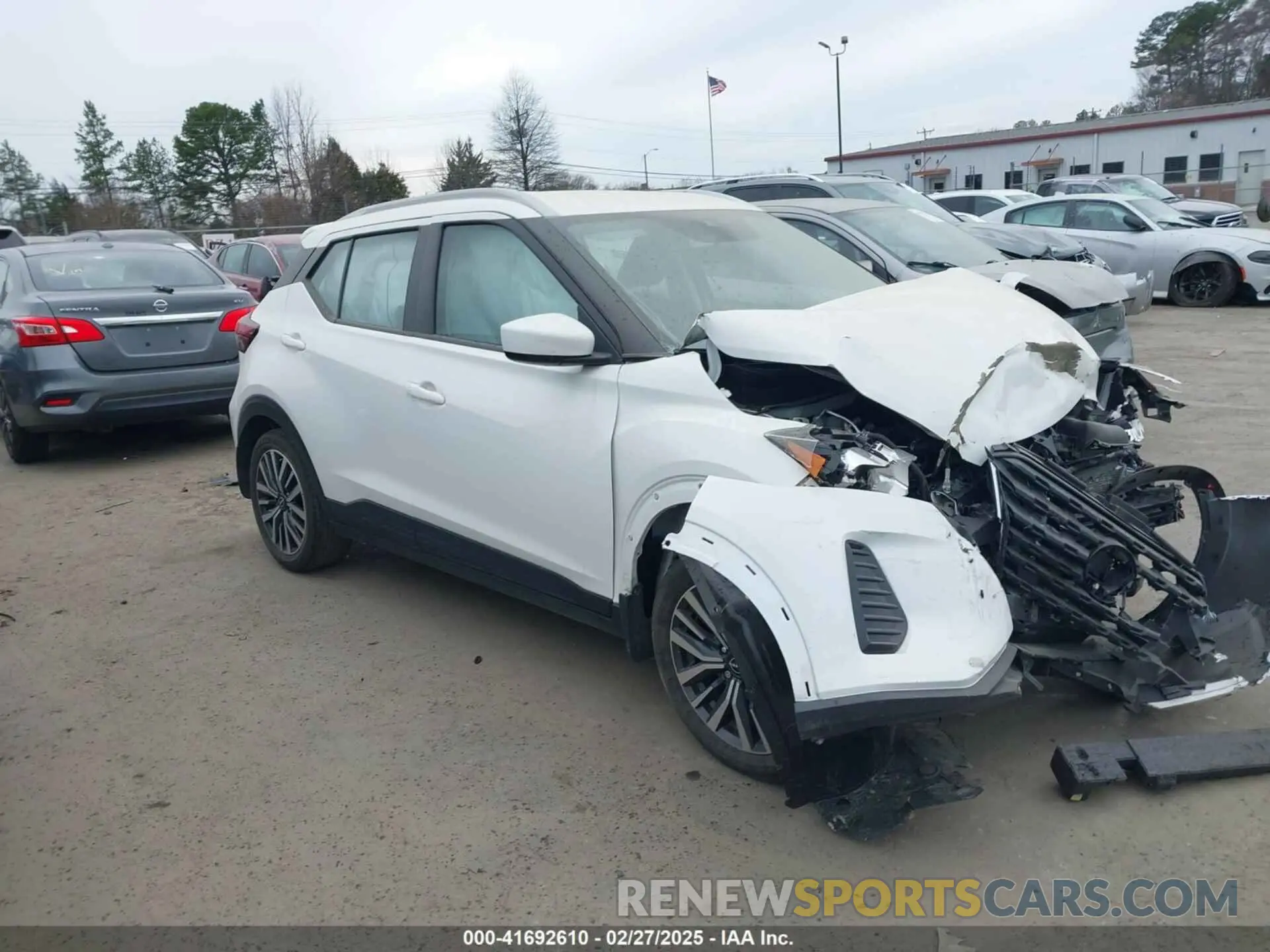 1 Photograph of a damaged car 3N1CP5CV7NL493279 NISSAN KICKS 2022