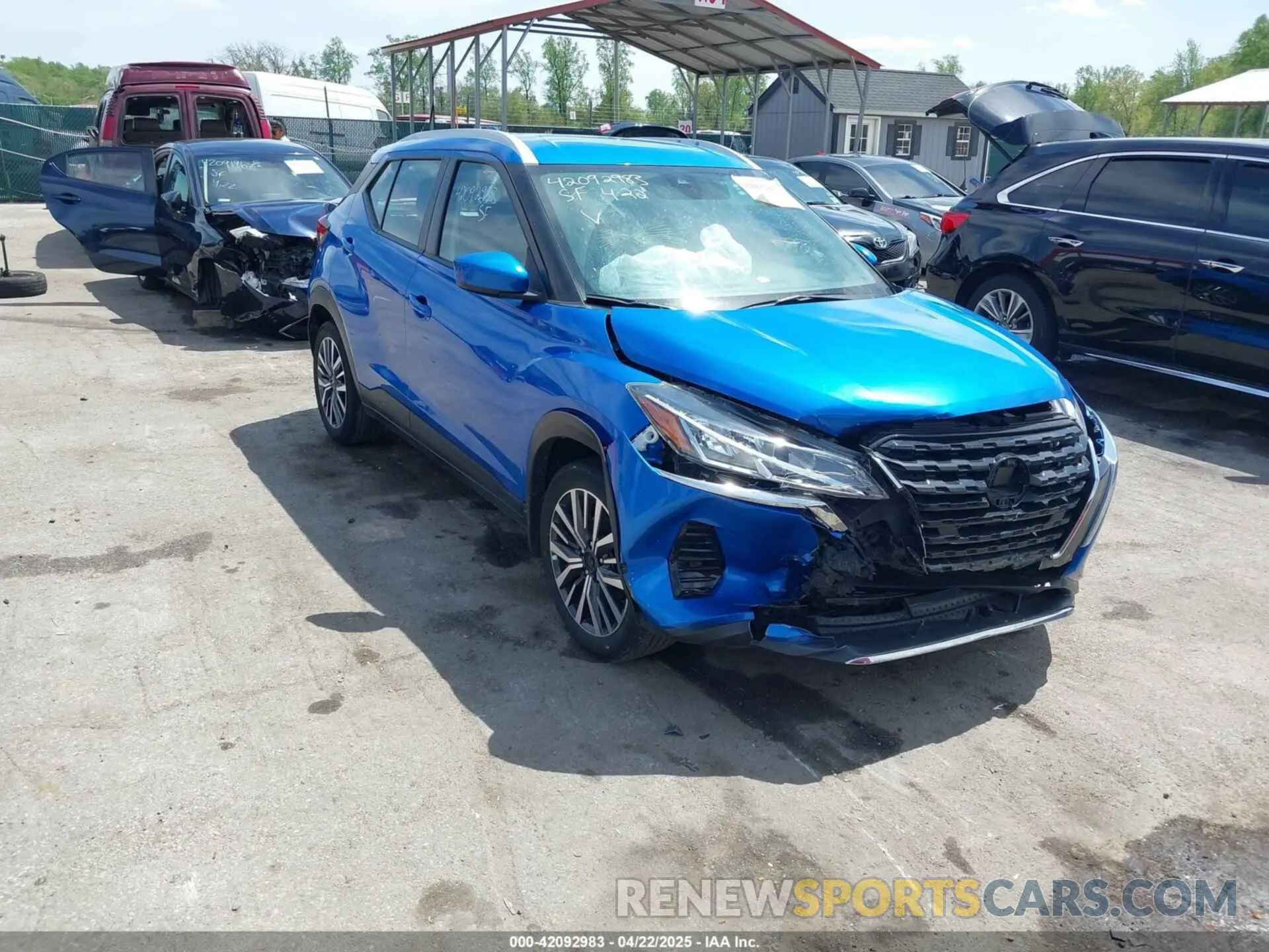 1 Photograph of a damaged car 3N1CP5CV9NL519252 NISSAN KICKS 2022