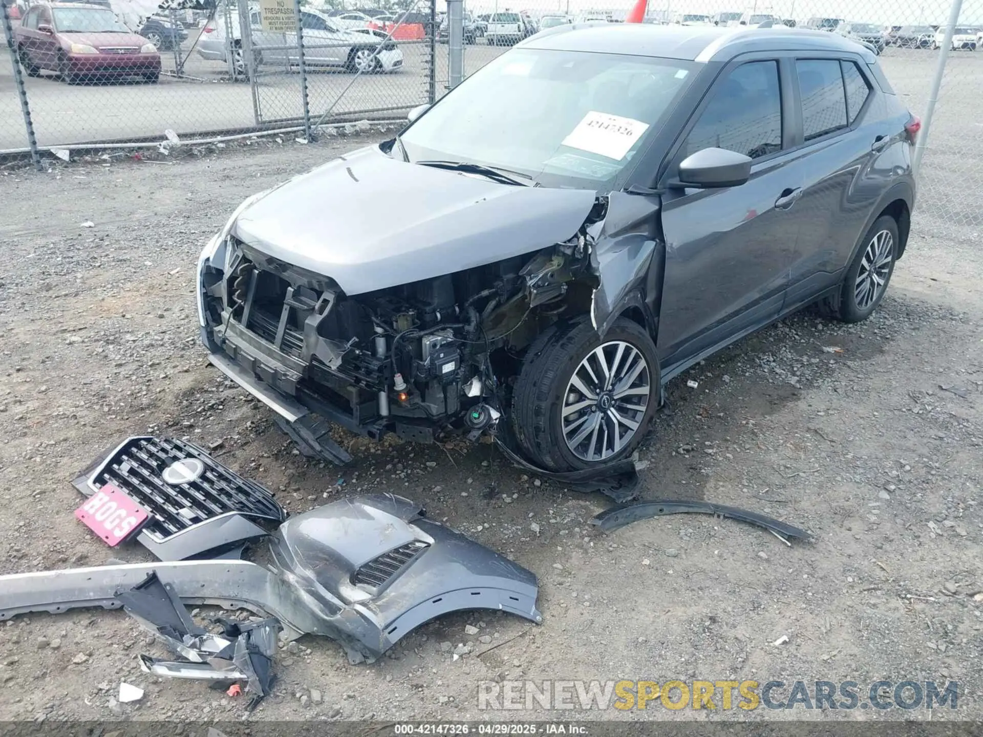 6 Photograph of a damaged car 3N1CP5CVXNL510978 NISSAN KICKS 2022