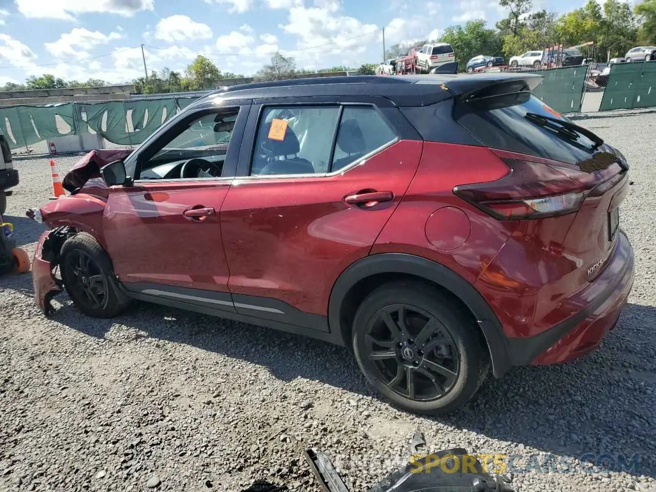 2 Photograph of a damaged car 3N1CP5DV3NL529189 NISSAN KICKS 2022