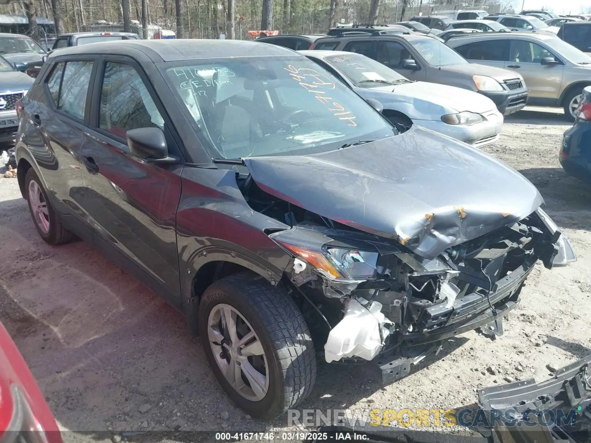 1 Photograph of a damaged car 3N1CP5BV3PL472904 NISSAN KICKS 2023