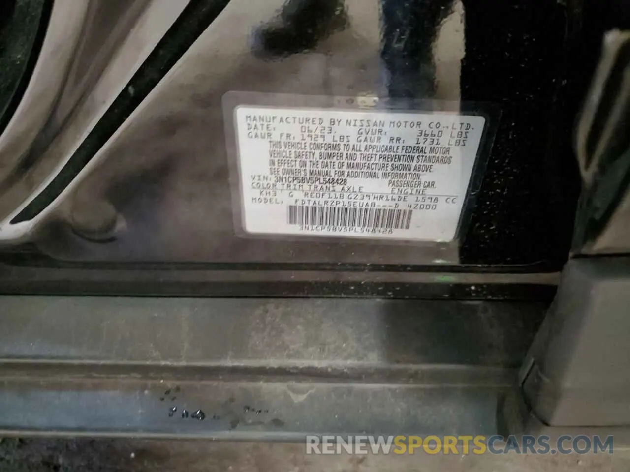 12 Фотография поврежденного автомобиля 3N1CP5BV5PL548428 NISSAN KICKS 2023