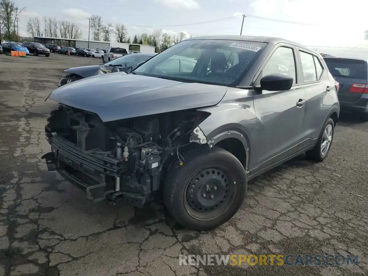 1 Photograph of a damaged car 3N1CP5BV6PL534747 NISSAN KICKS 2023