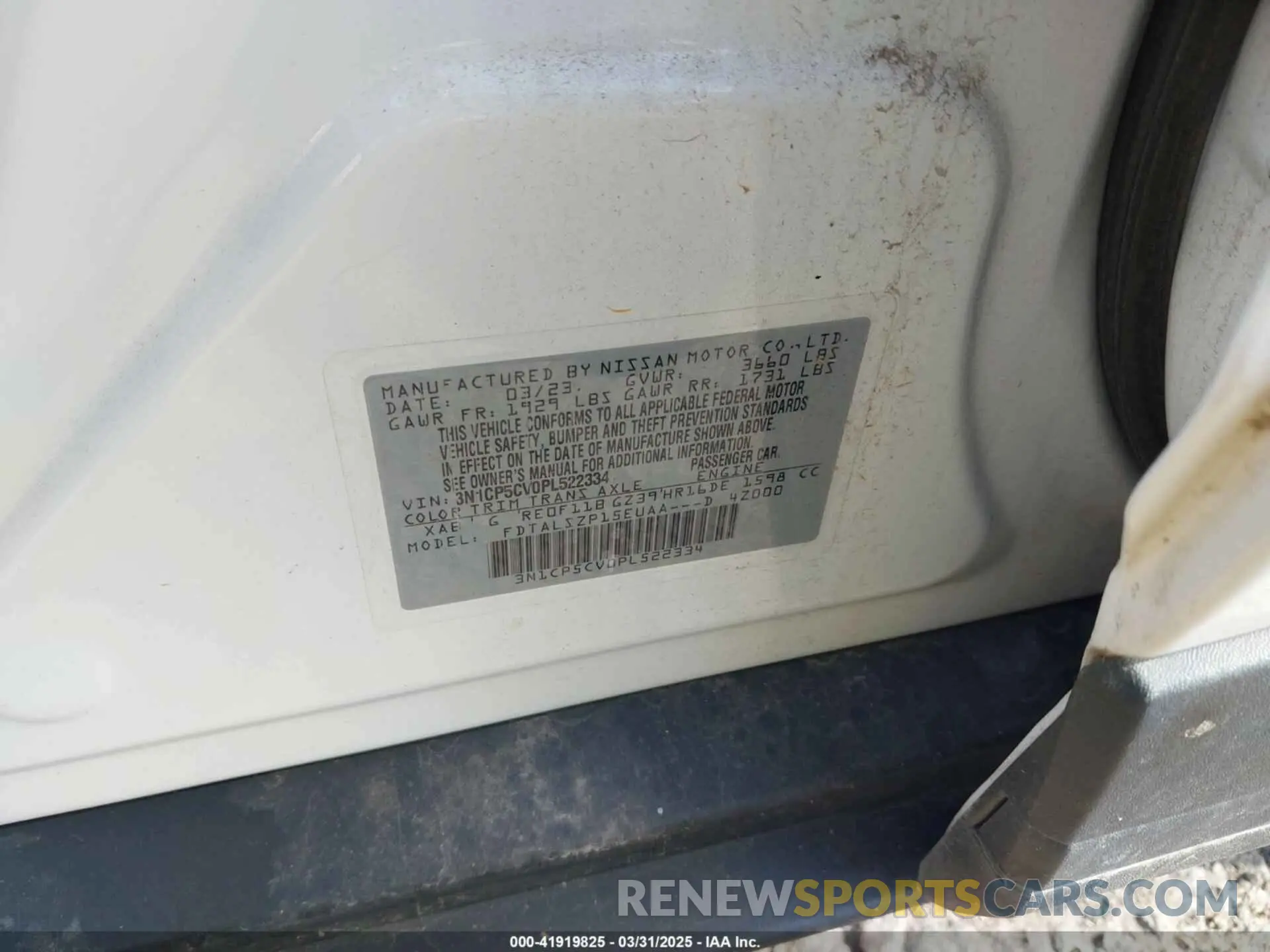 9 Фотография поврежденного автомобиля 3N1CP5CV0PL522334 NISSAN KICKS 2023