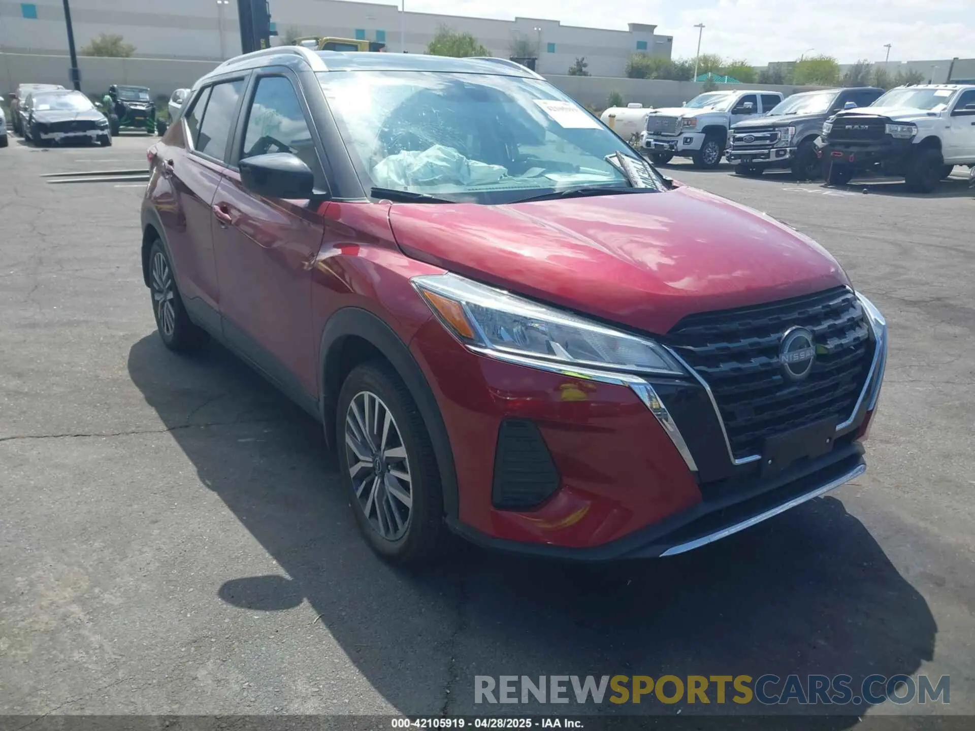 1 Photograph of a damaged car 3N1CP5CV1PL524934 NISSAN KICKS 2023