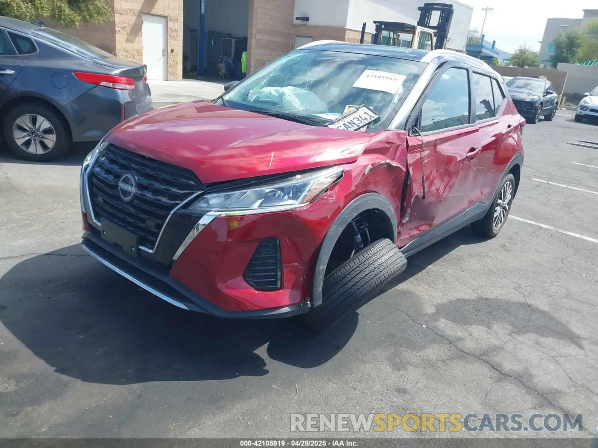2 Photograph of a damaged car 3N1CP5CV1PL524934 NISSAN KICKS 2023