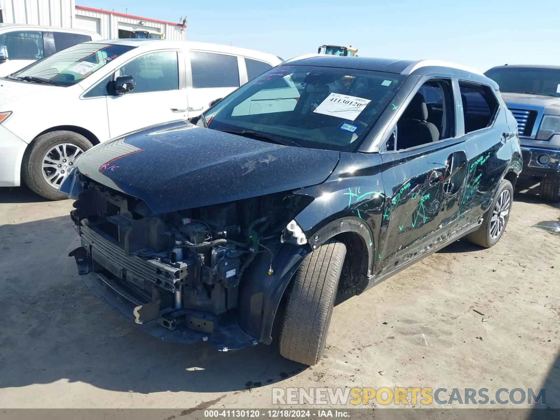 2 Photograph of a damaged car 3N1CP5CV6PL531782 NISSAN KICKS 2023