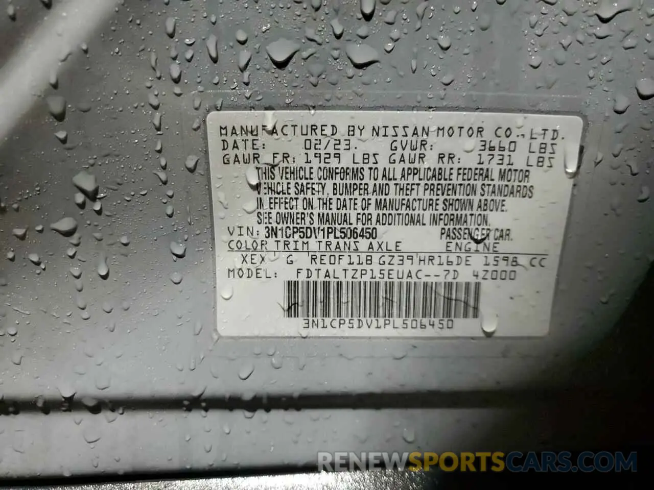 13 Фотография поврежденного автомобиля 3N1CP5DV1PL506450 NISSAN KICKS 2023