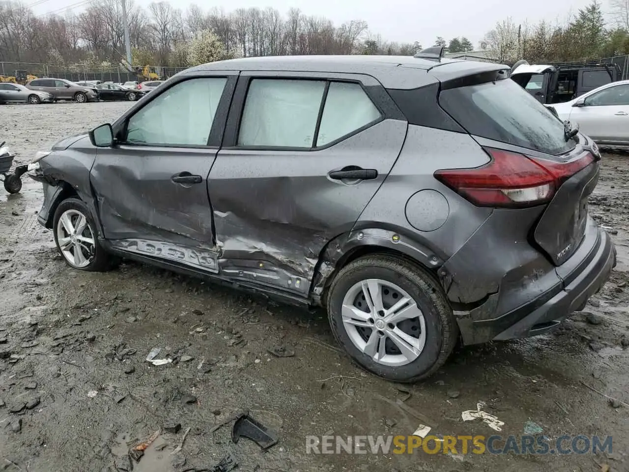 2 Photograph of a damaged car 3N1CP5BV3RL495473 NISSAN KICKS 2024