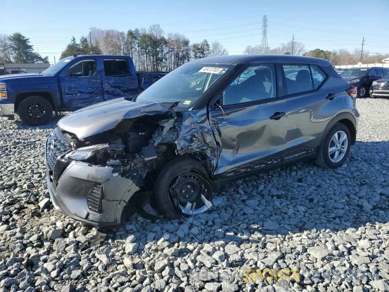 1 Photograph of a damaged car 3N1CP5BV4RL549363 NISSAN KICKS 2024