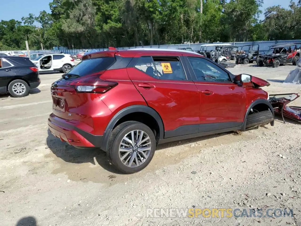 3 Photograph of a damaged car 3N1CP5CV1RL532891 NISSAN KICKS 2024
