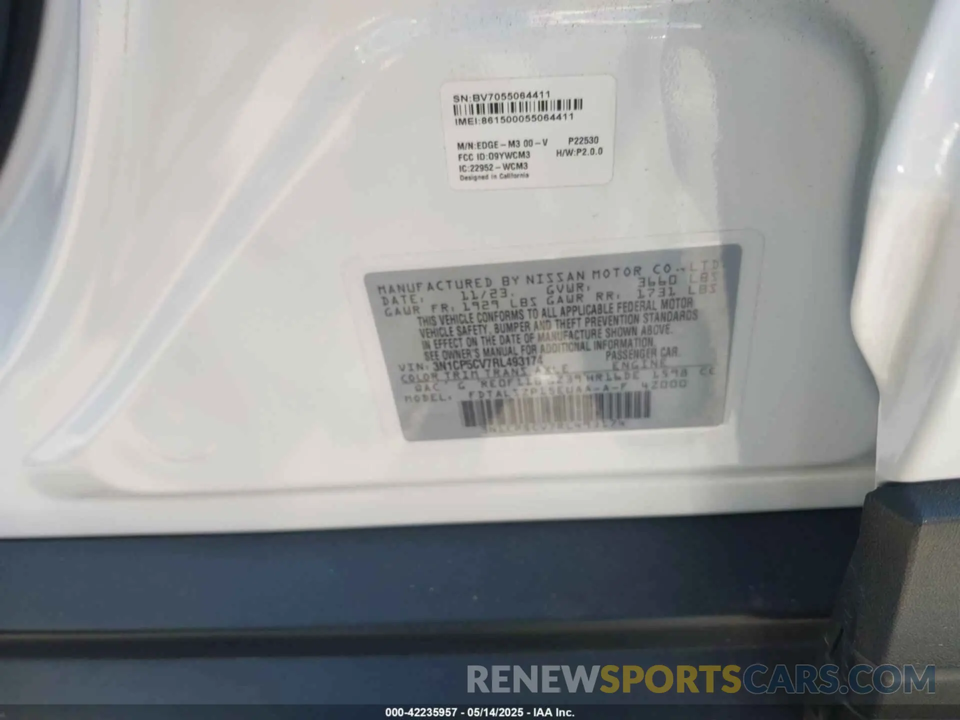 9 Фотография поврежденного автомобиля 3N1CP5CV7RL493174 NISSAN KICKS 2024