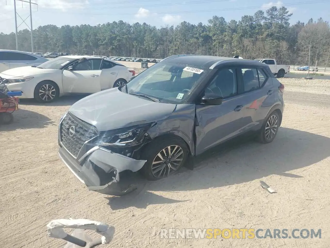 1 Photograph of a damaged car 3N1CP5CVXRL501168 NISSAN KICKS 2024