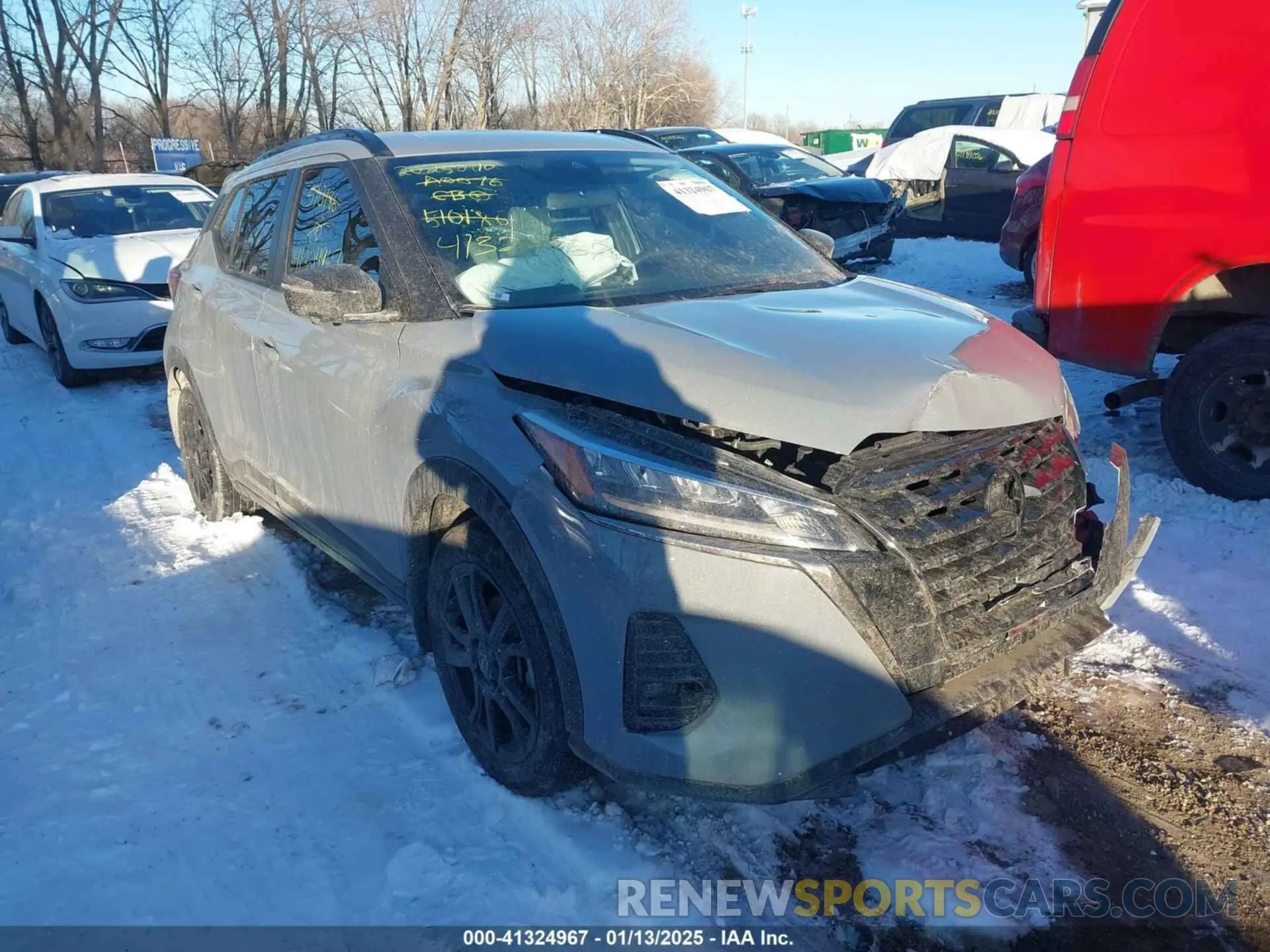 1 Photograph of a damaged car 3N1CP5DV4RL510186 NISSAN KICKS 2024