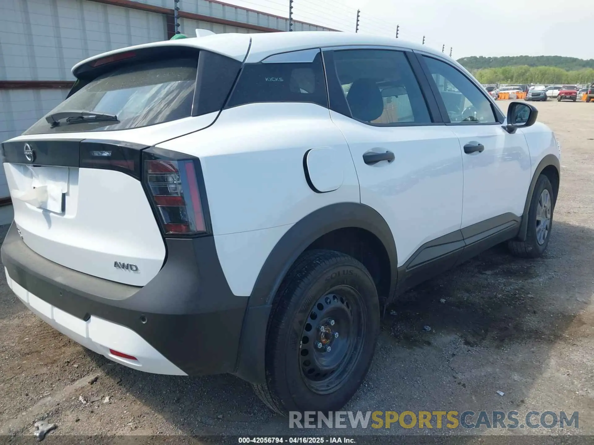 4 Photograph of a damaged car 3N8AP6BB2SL329343 NISSAN KICKS 2025