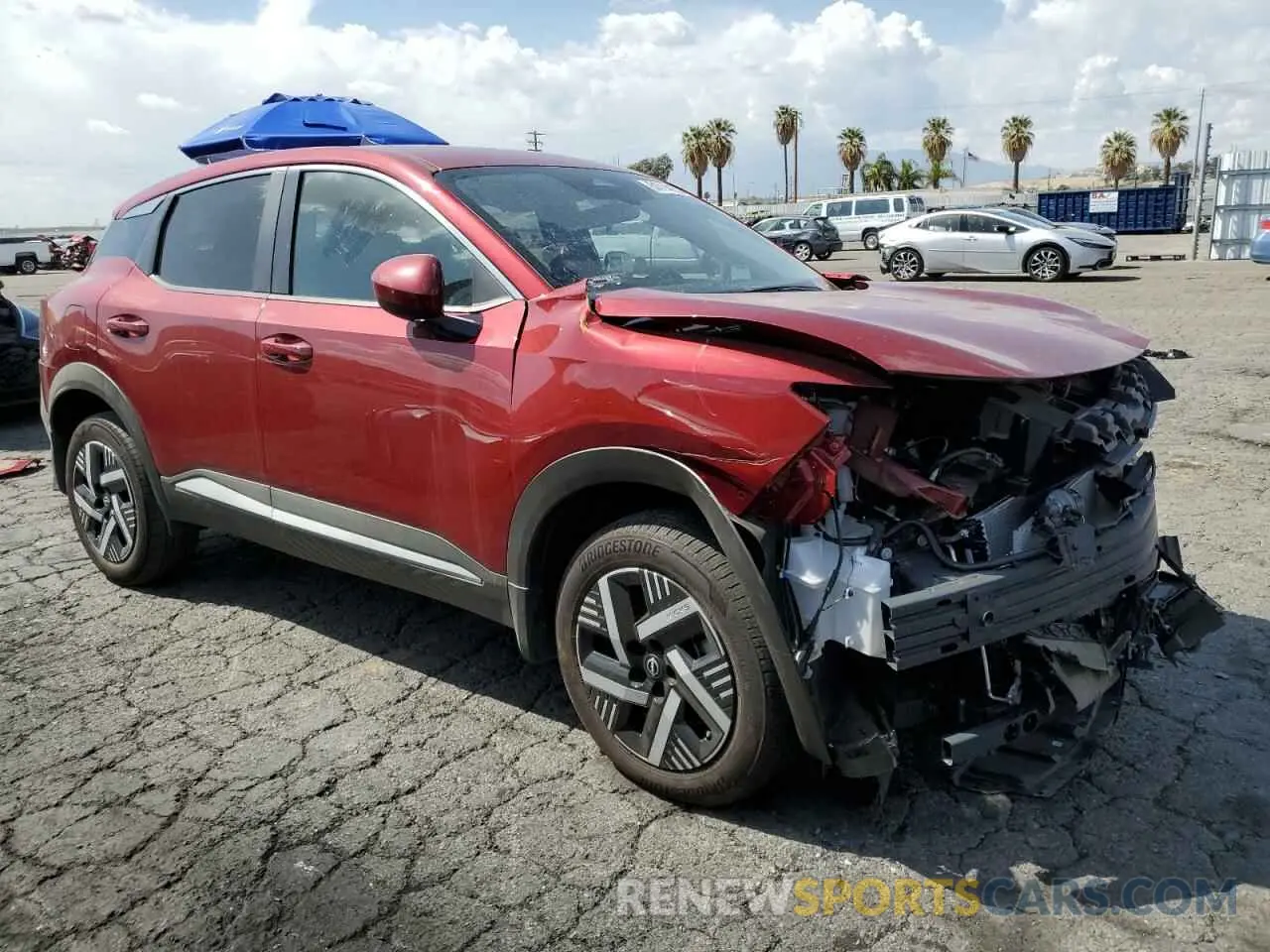 4 Photograph of a damaged car 3N8AP6CA5SL307455 NISSAN KICKS 2025