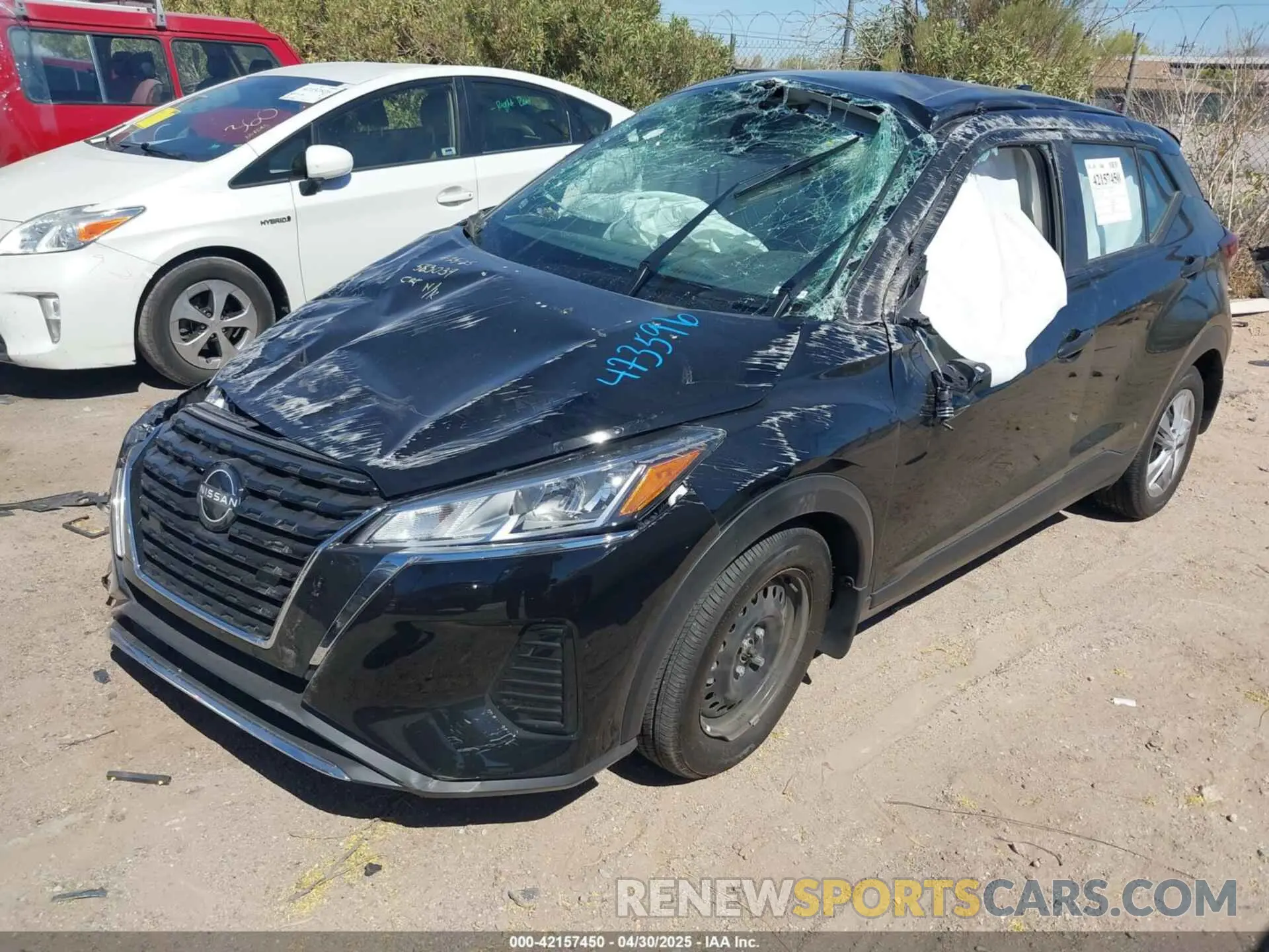 2 Фотография поврежденного автомобиля 3N1CP5BV0SL473596 NISSAN KICKS PLAY 2025
