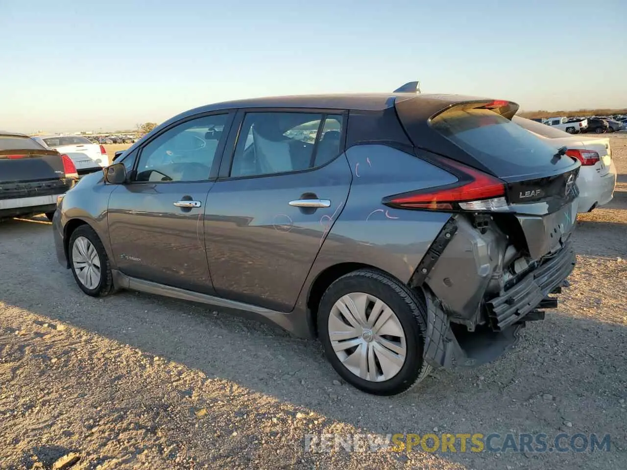 2 Photograph of a damaged car 1N4AZ1CP0KC321679 NISSAN LEAF 2019