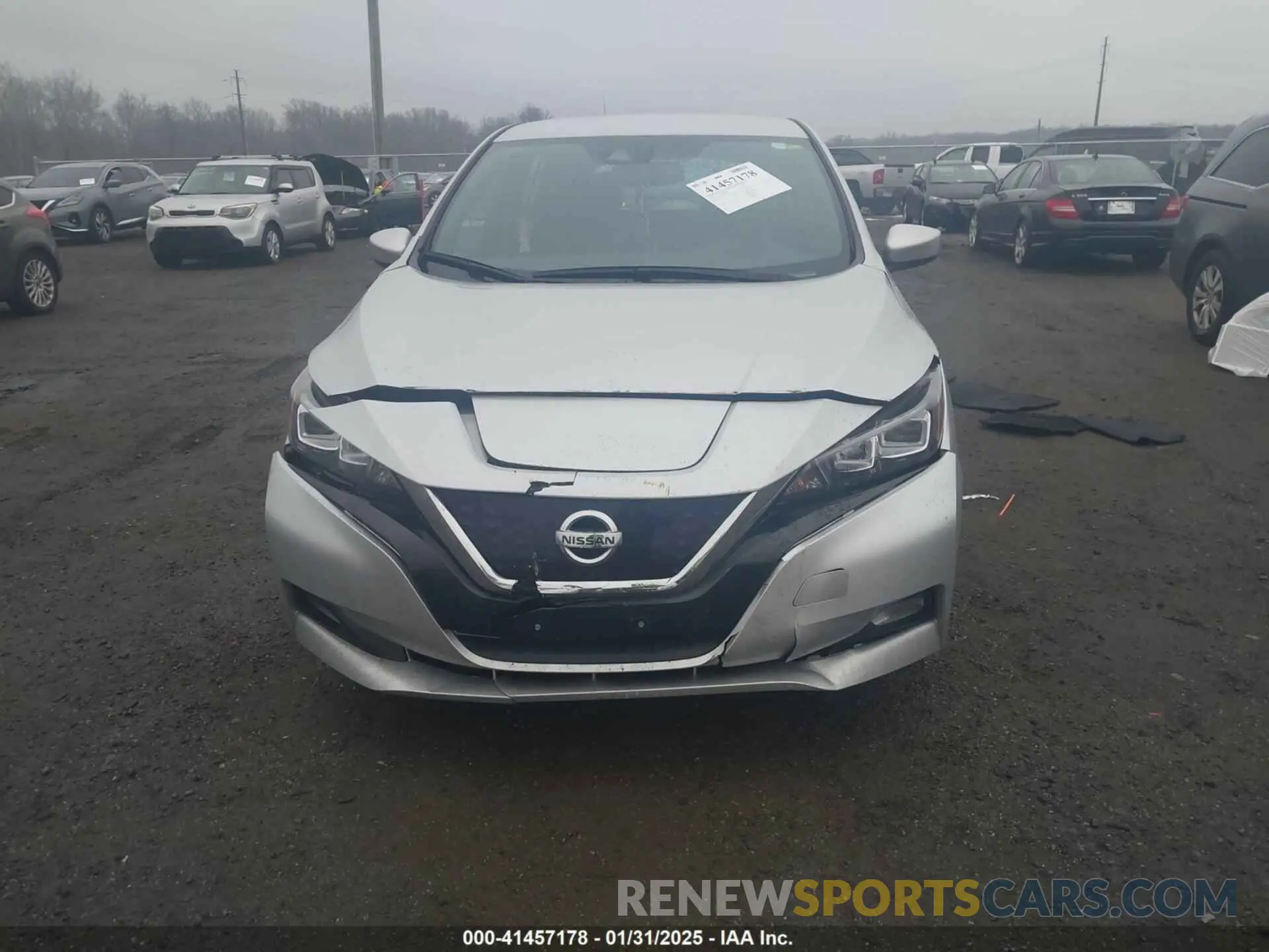 12 Photograph of a damaged car 1N4AZ1CP2KC321523 NISSAN LEAF 2019