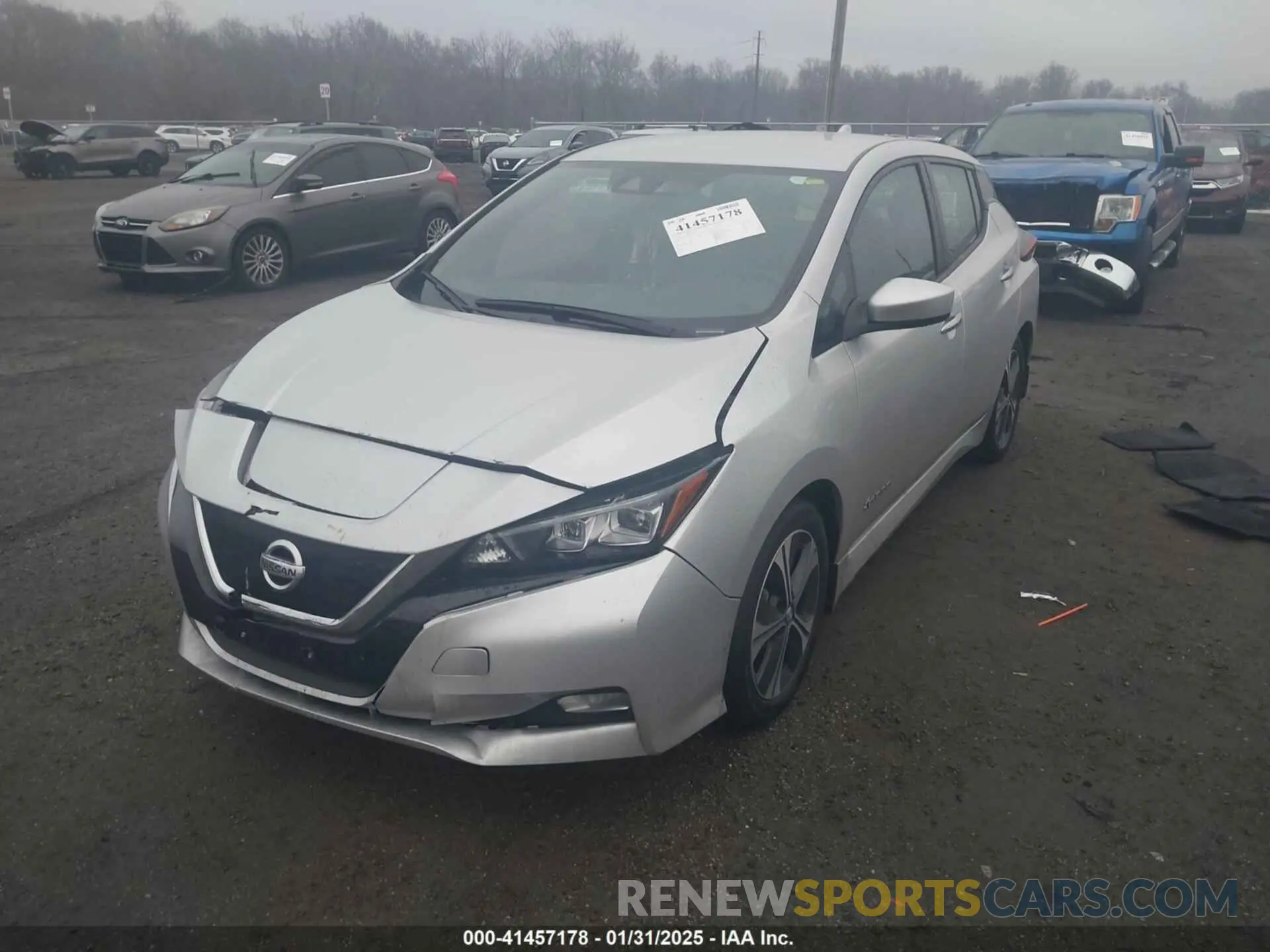 2 Photograph of a damaged car 1N4AZ1CP2KC321523 NISSAN LEAF 2019