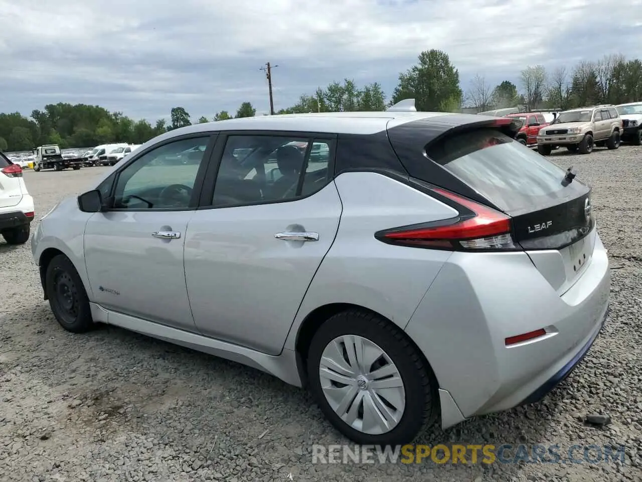 2 Photograph of a damaged car 1N4AZ1CP3KC307985 NISSAN LEAF 2019