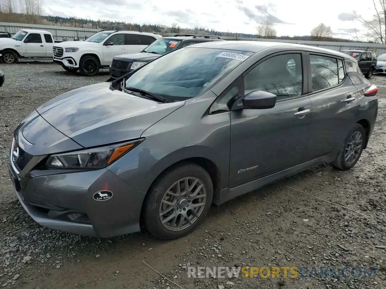 1 Photograph of a damaged car 1N4AZ1CP4KC321233 NISSAN LEAF 2019