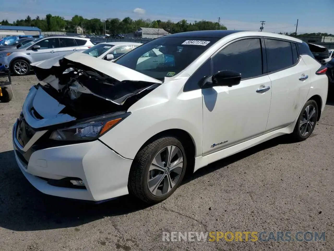 1 Photograph of a damaged car 1N4BZ1CP1KC313627 NISSAN LEAF 2019