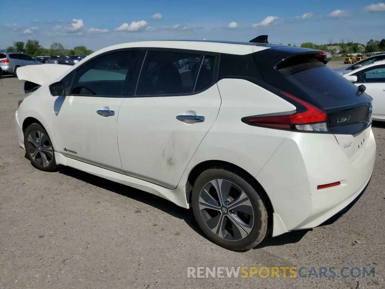 2 Photograph of a damaged car 1N4BZ1CP1KC313627 NISSAN LEAF 2019