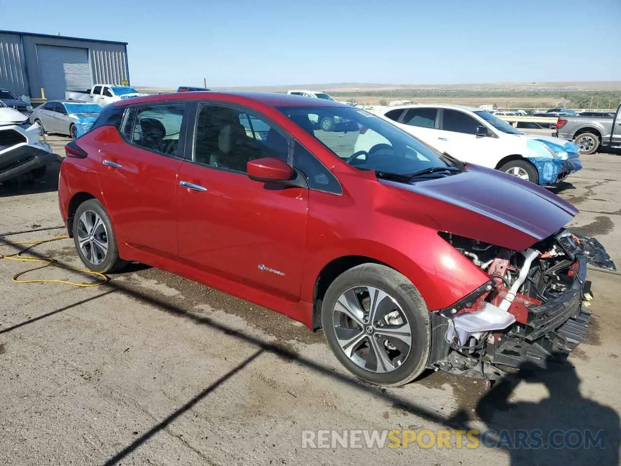 4 Photograph of a damaged car 1N4BZ1CP3KC319879 NISSAN LEAF 2019