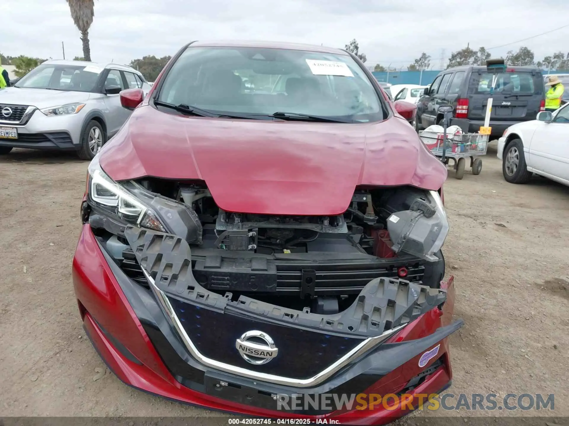 13 Photograph of a damaged car 1N4BZ1CP9KC311818 NISSAN LEAF 2019