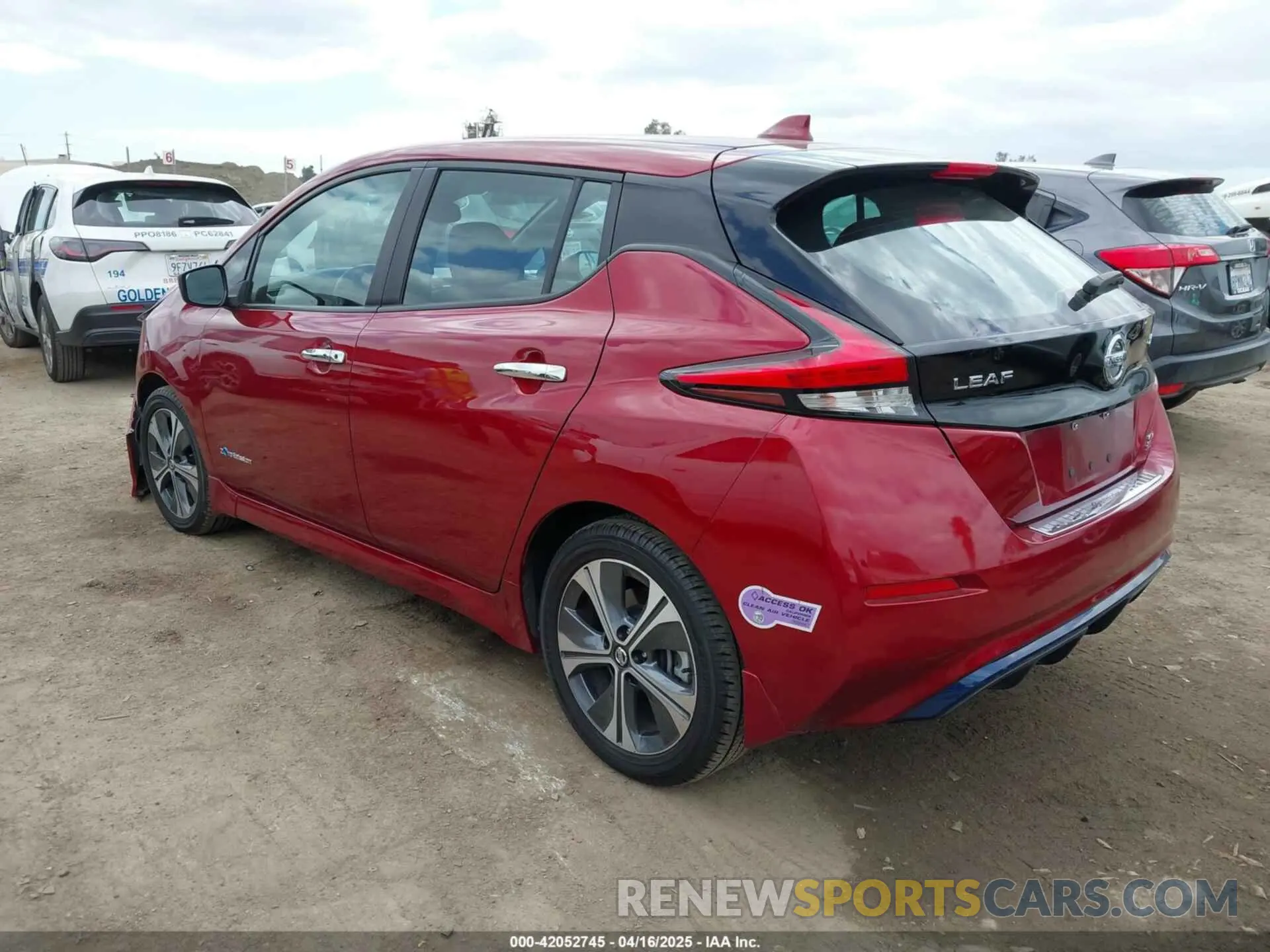 3 Photograph of a damaged car 1N4BZ1CP9KC311818 NISSAN LEAF 2019