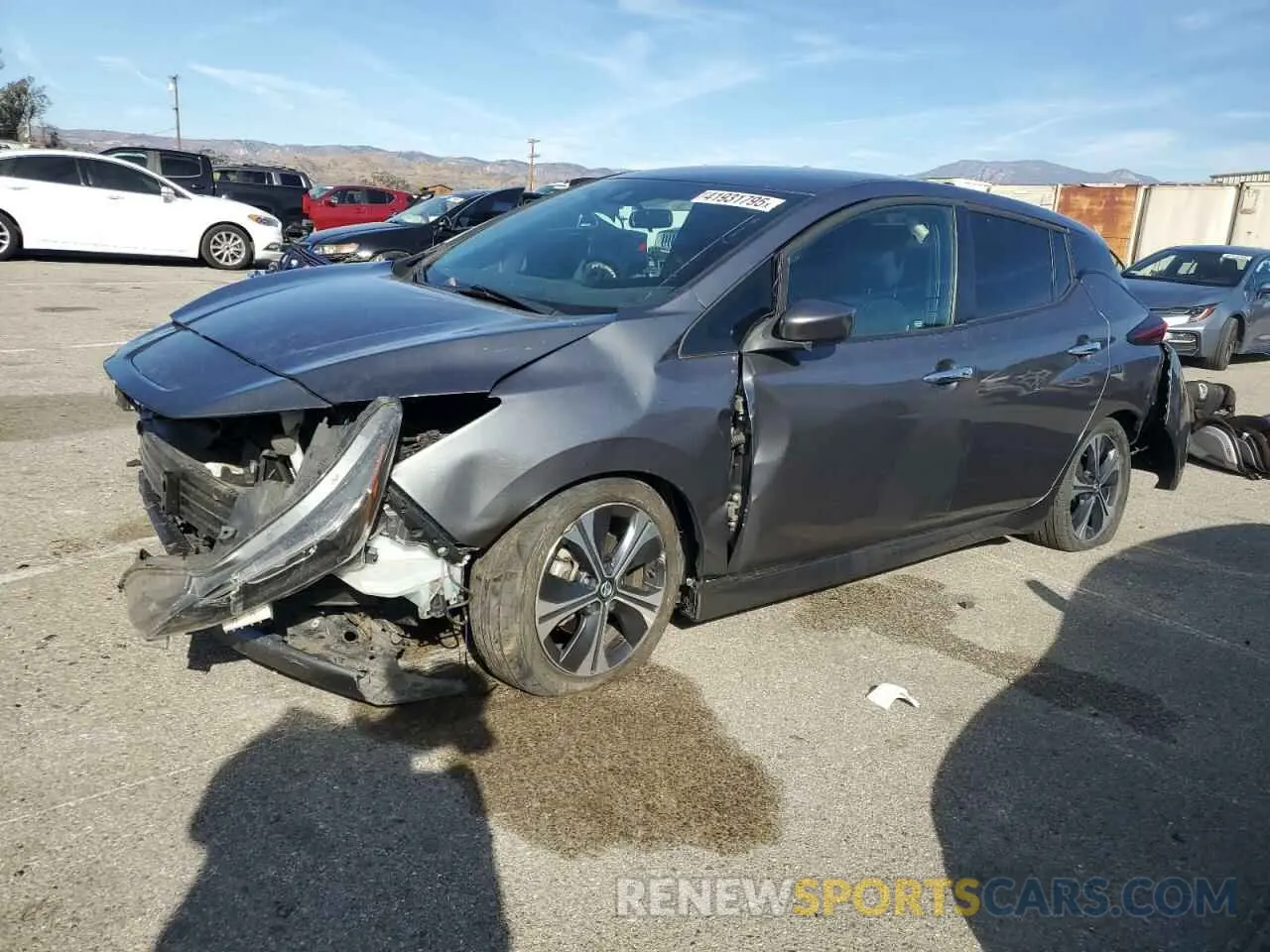 1 Photograph of a damaged car 1N4AZ1CPXLC306981 NISSAN LEAF 2020