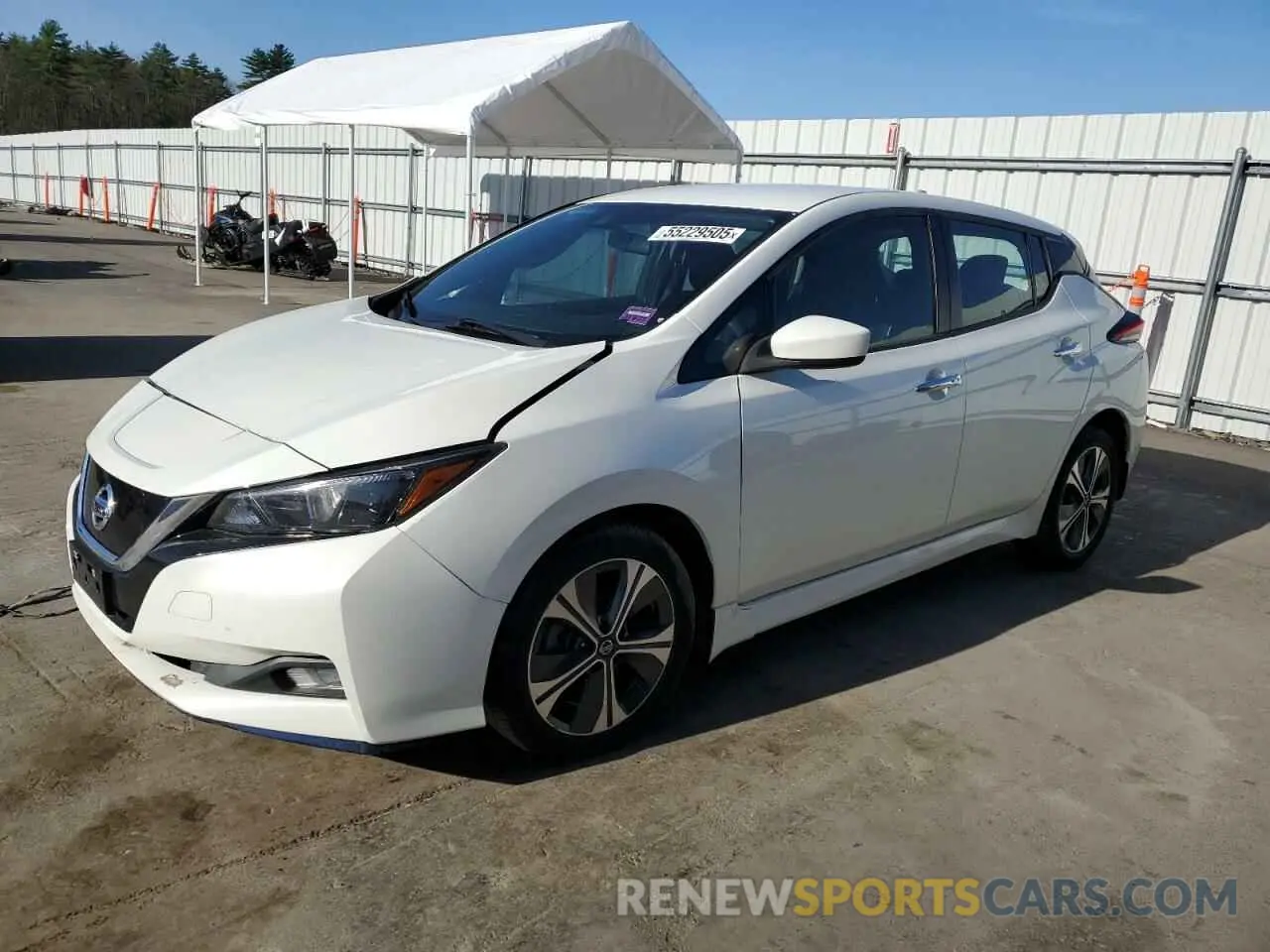 1 Photograph of a damaged car 1N4BZ1CP2LC307711 NISSAN LEAF 2020