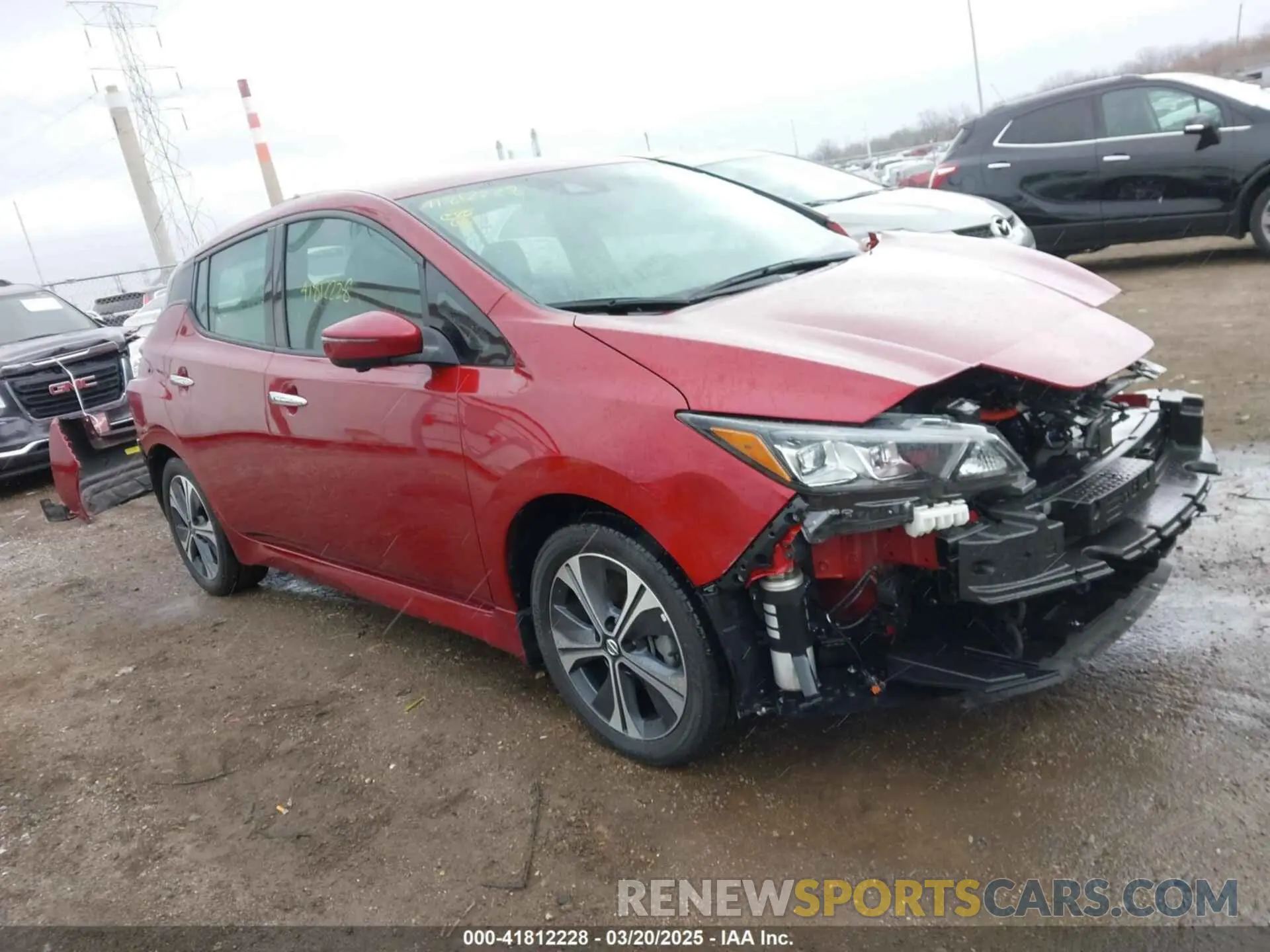 1 Photograph of a damaged car 1N4BZ1DP4LC304940 NISSAN LEAF 2020
