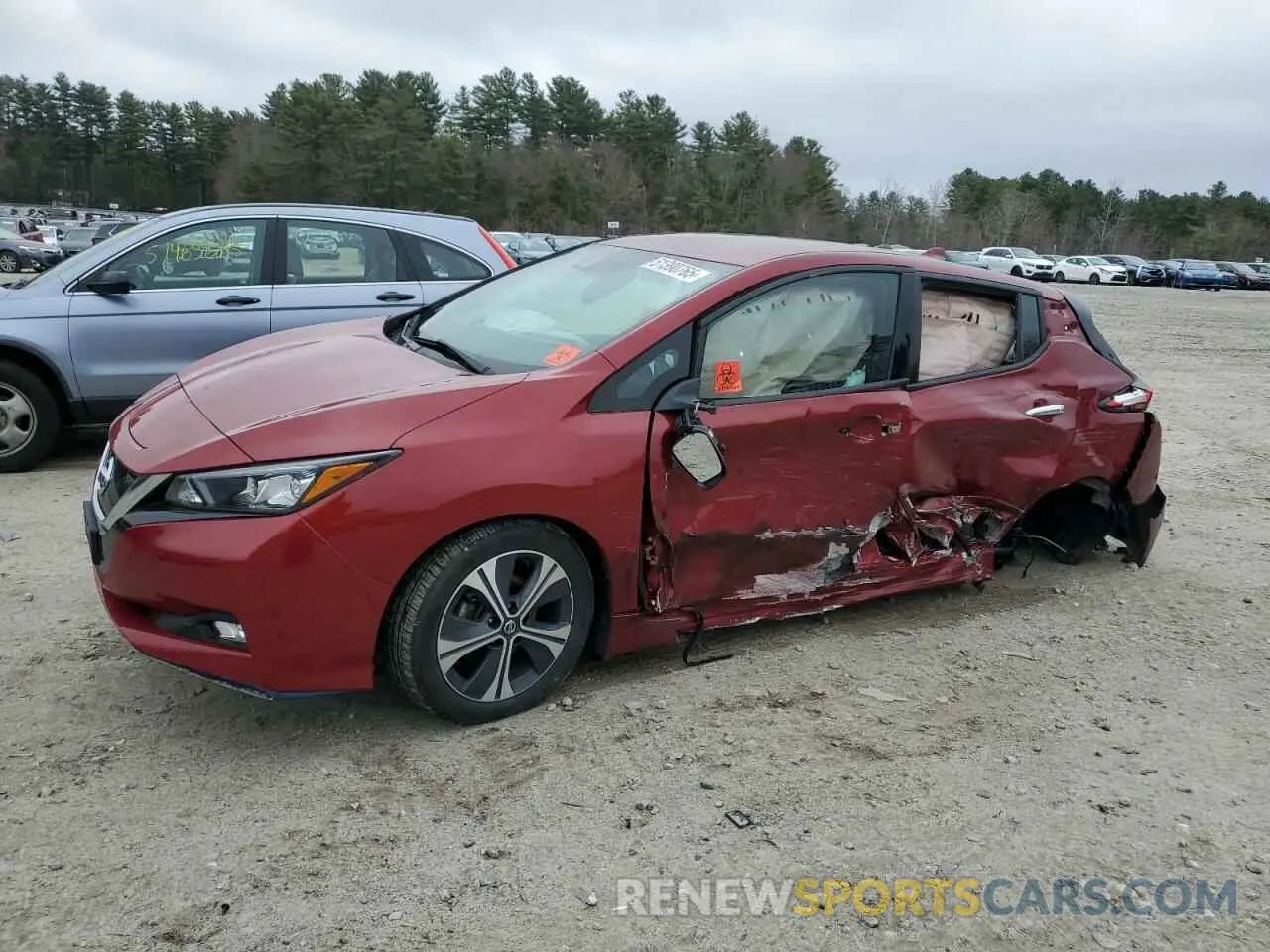 1 Photograph of a damaged car 1N4BZ1DP6LC310142 NISSAN LEAF 2020