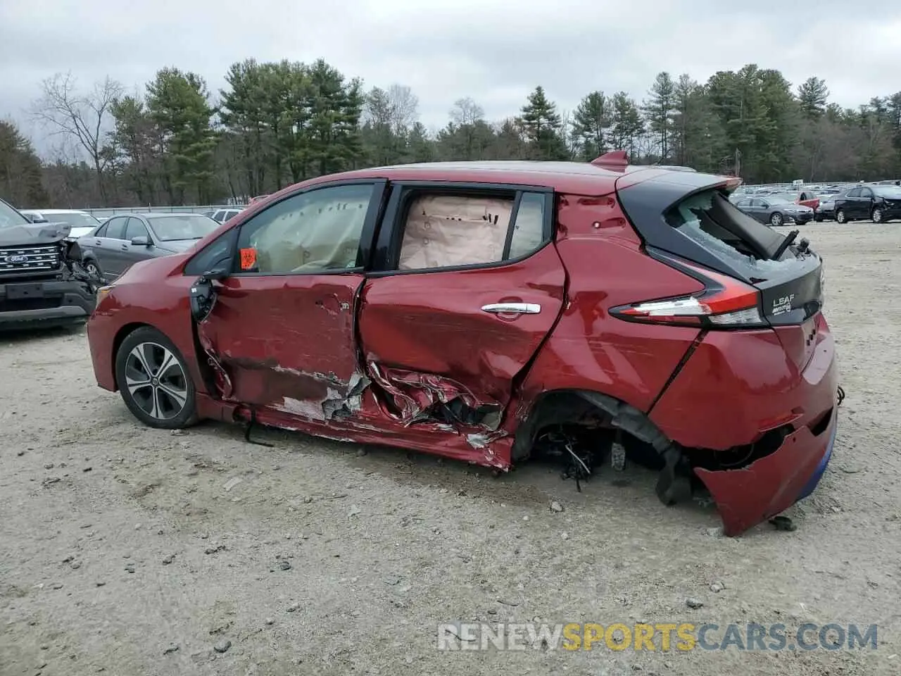 2 Photograph of a damaged car 1N4BZ1DP6LC310142 NISSAN LEAF 2020