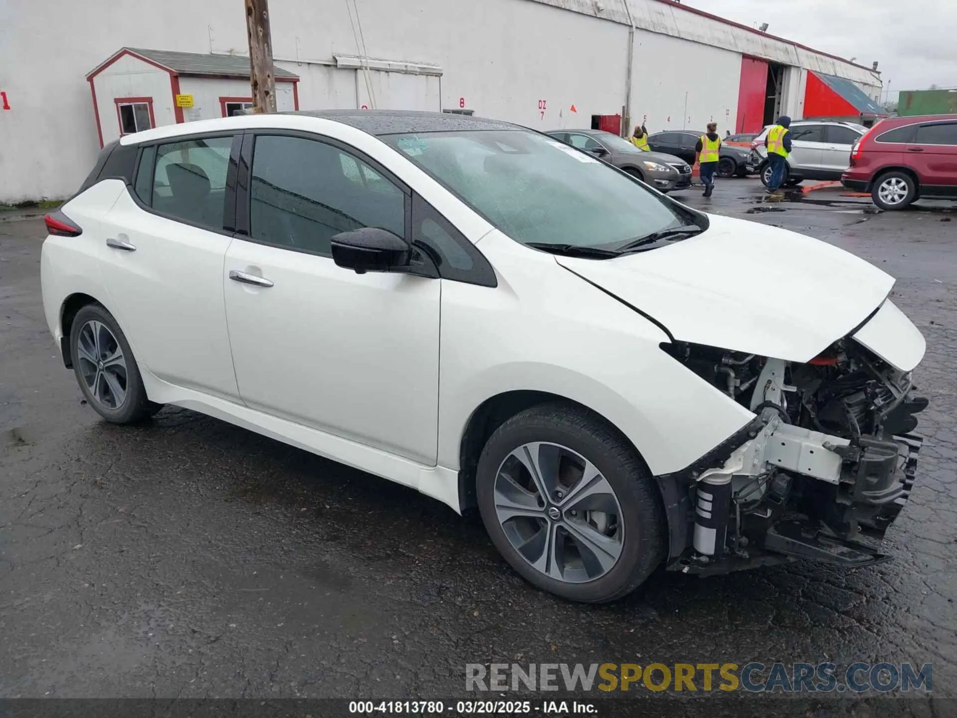 1 Photograph of a damaged car 1N4BZ1DPXLC309172 NISSAN LEAF 2020