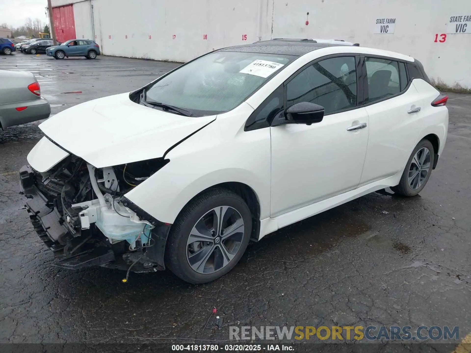 2 Photograph of a damaged car 1N4BZ1DPXLC309172 NISSAN LEAF 2020