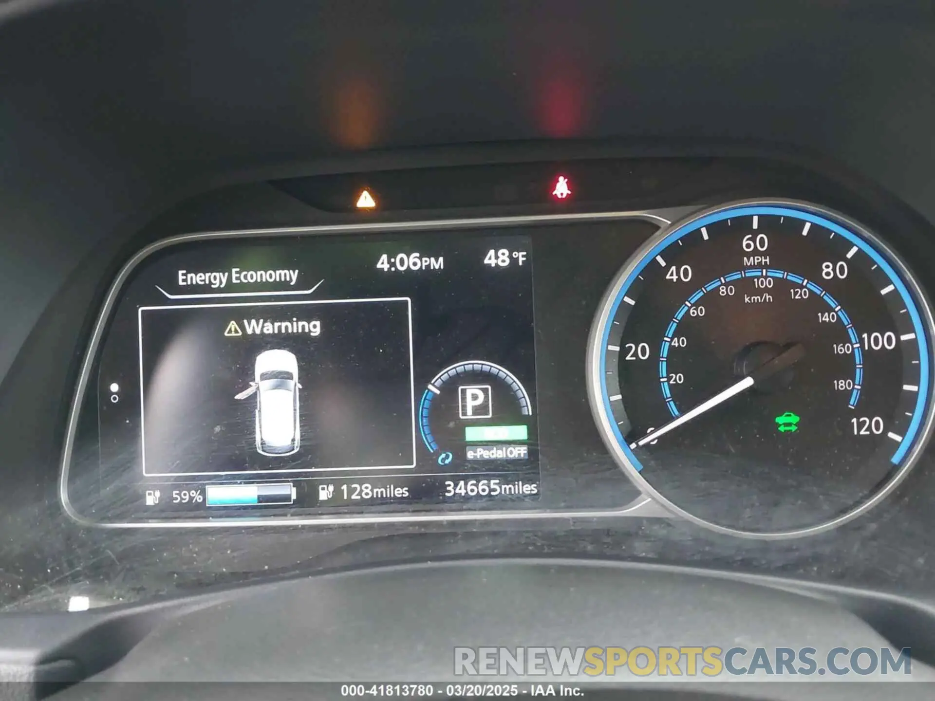 7 Photograph of a damaged car 1N4BZ1DPXLC309172 NISSAN LEAF 2020