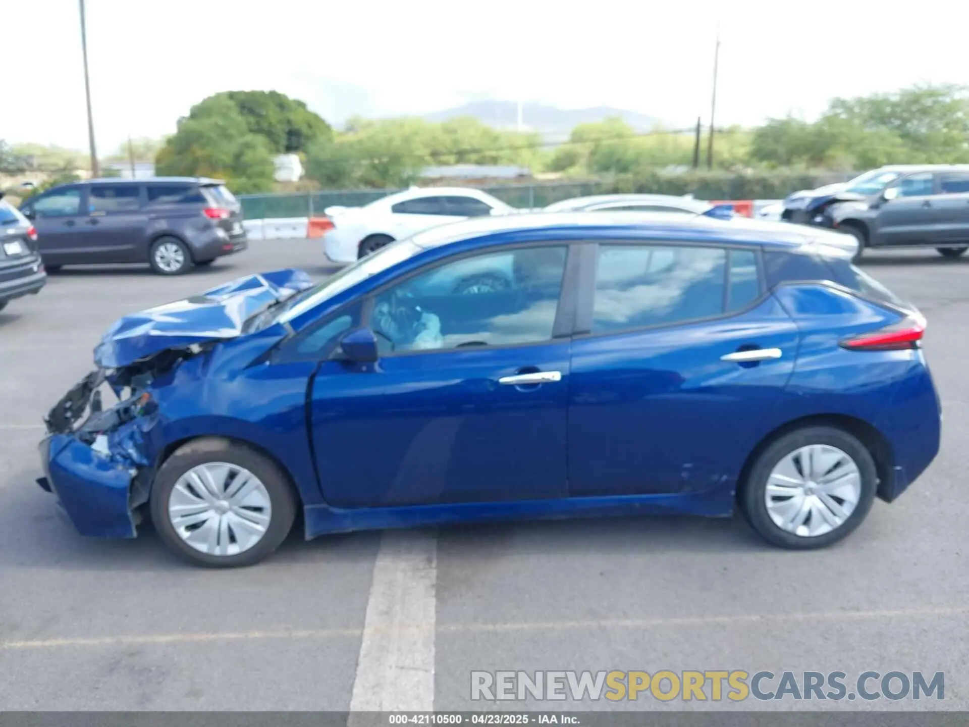 15 Фотография поврежденного автомобиля 1N4AZ1BV9MC554222 NISSAN LEAF 2021