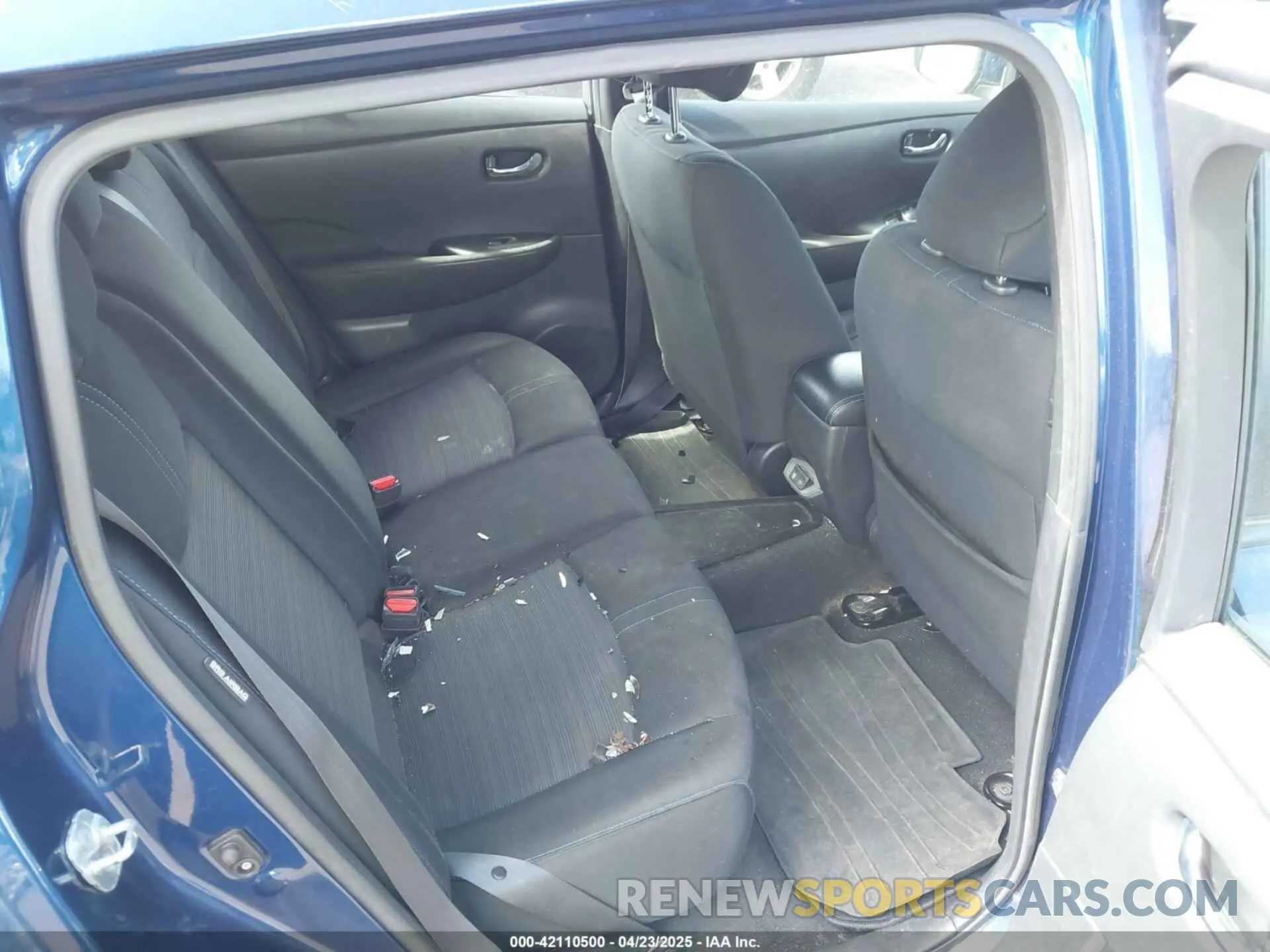 8 Фотография поврежденного автомобиля 1N4AZ1BV9MC554222 NISSAN LEAF 2021