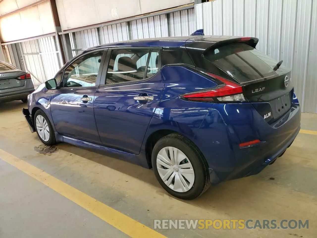 2 Photograph of a damaged car 1N4AZ1BV9MC555063 NISSAN LEAF 2021