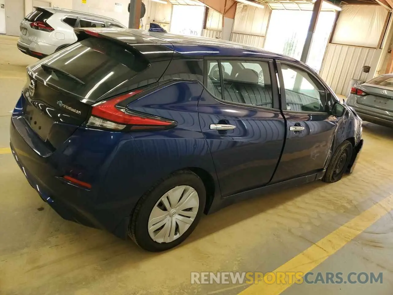 3 Photograph of a damaged car 1N4AZ1BV9MC555063 NISSAN LEAF 2021