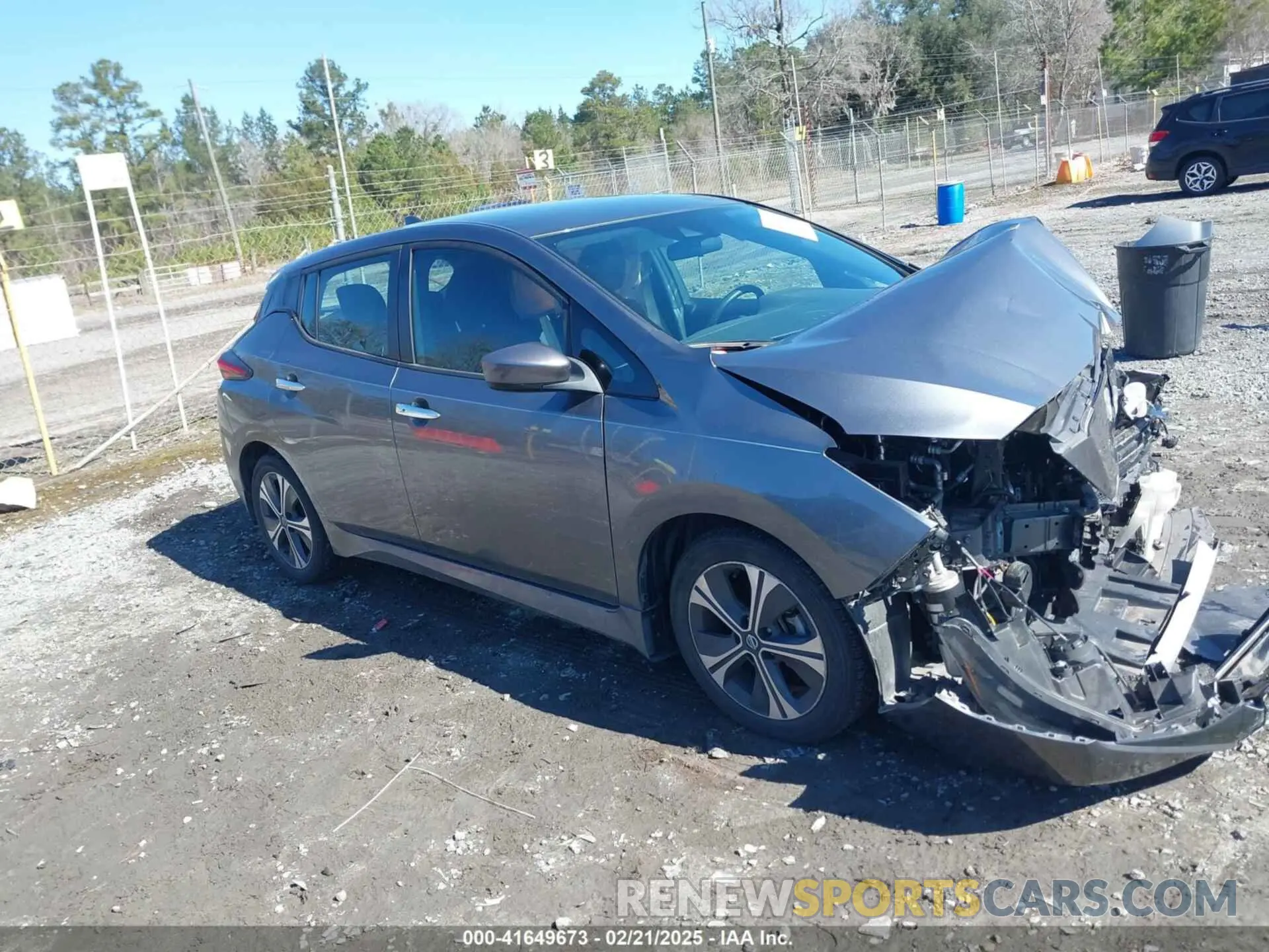 1 Фотография поврежденного автомобиля 1N4AZ1CV0MC554964 NISSAN LEAF 2021